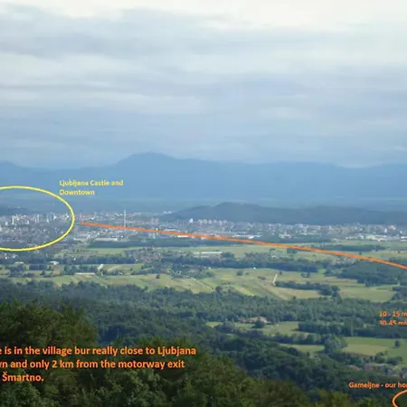 Close To Ljubljana - And Mountain Hiking Hub Zgornje Gameljne